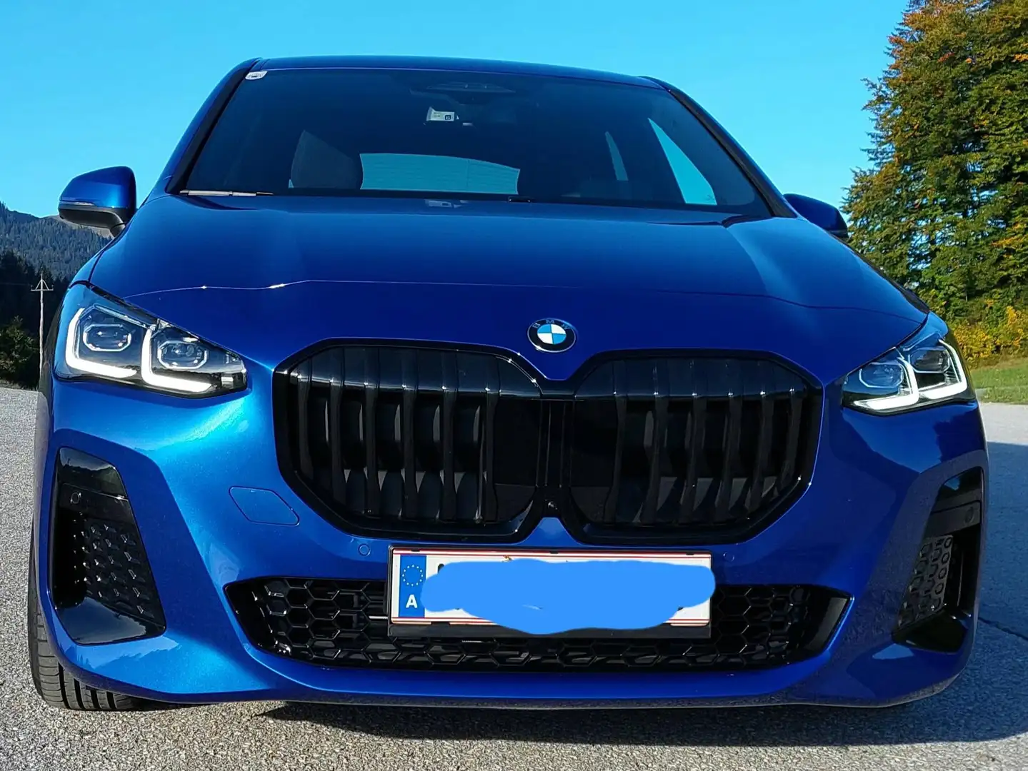 BMW 218 218d Active Tourer Aut. Blau - 1