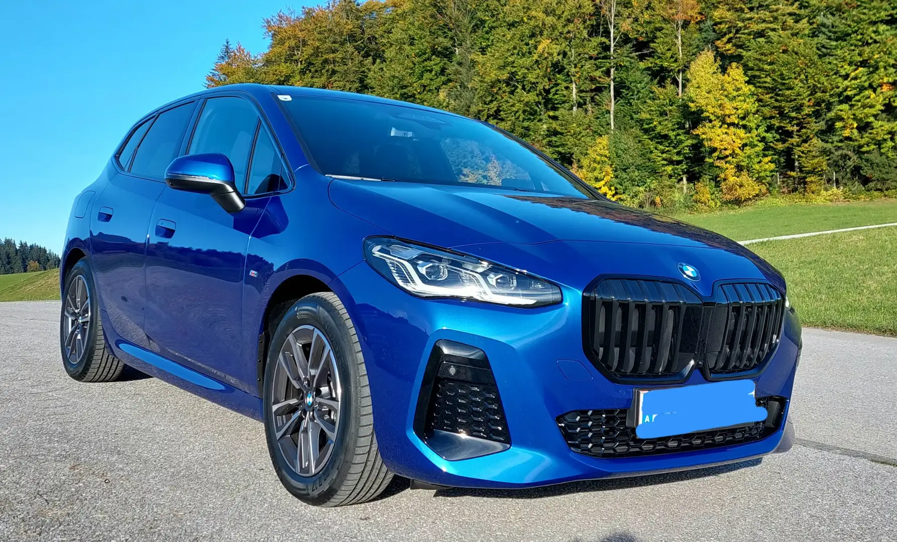 BMW 218 218d Active Tourer Aut. Blau - 2