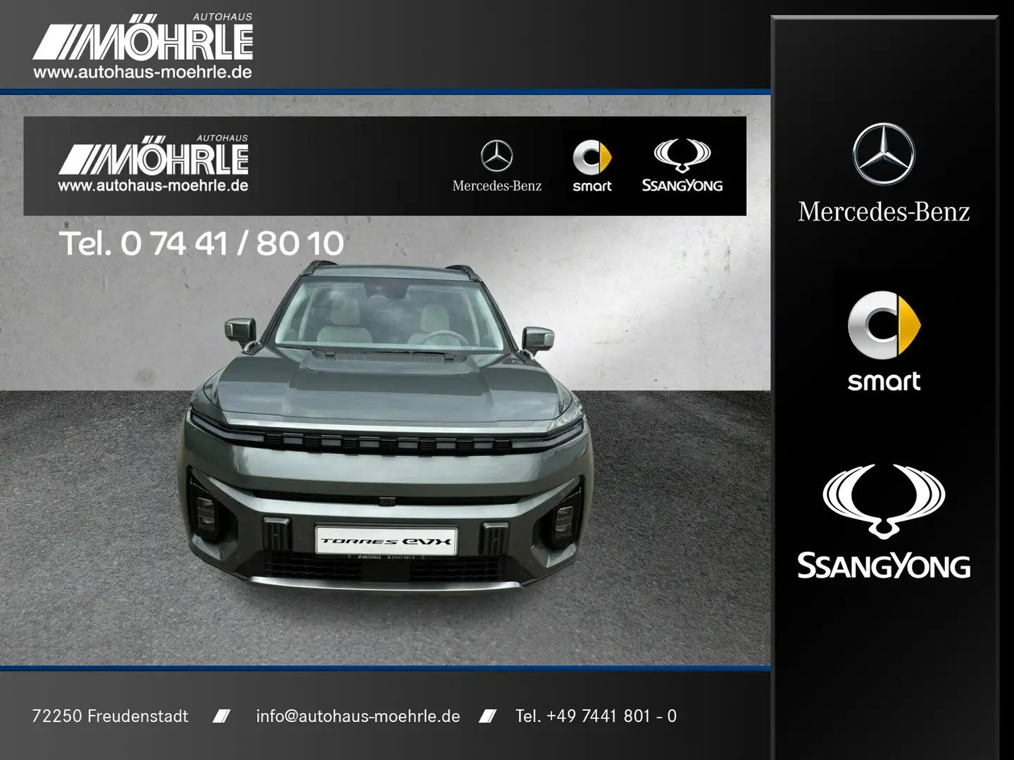SsangYong Torres Torres EVX 73,4 kWh Lux Rückfahrkamera LED Navi Verde - 1