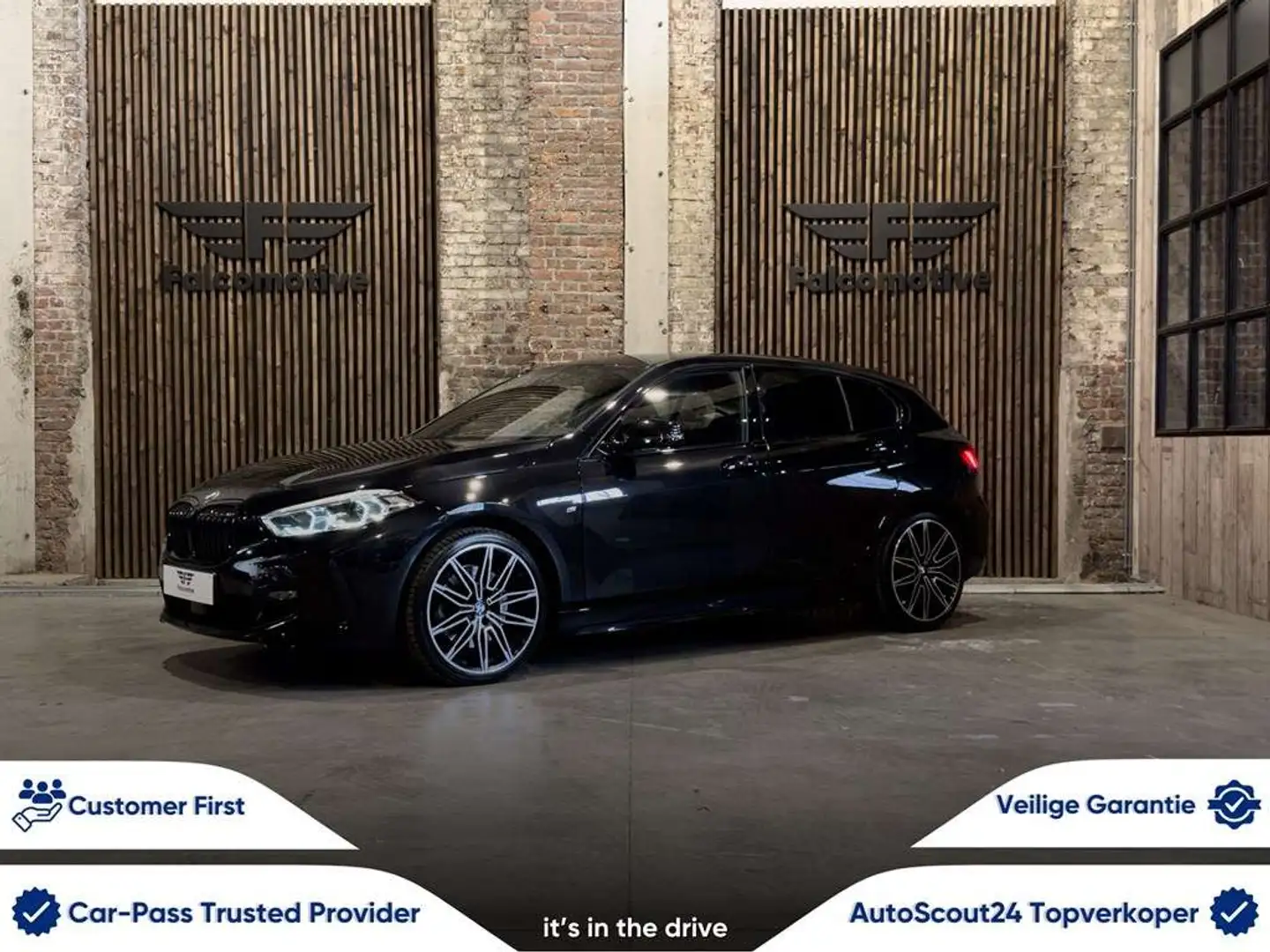 BMW 120 iA*AUT*M-SPORT*37.475 KM*M-SEATS*HARMAN/K* Noir - 1