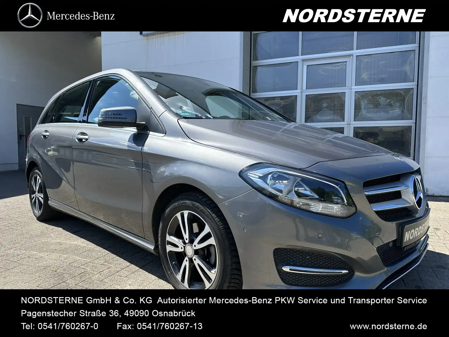 Mercedes-Benz B 180 B 180 CDI Style AUTOMATIK+NAVI+TEMPOMAT+SHZ+AHK Gris - 1