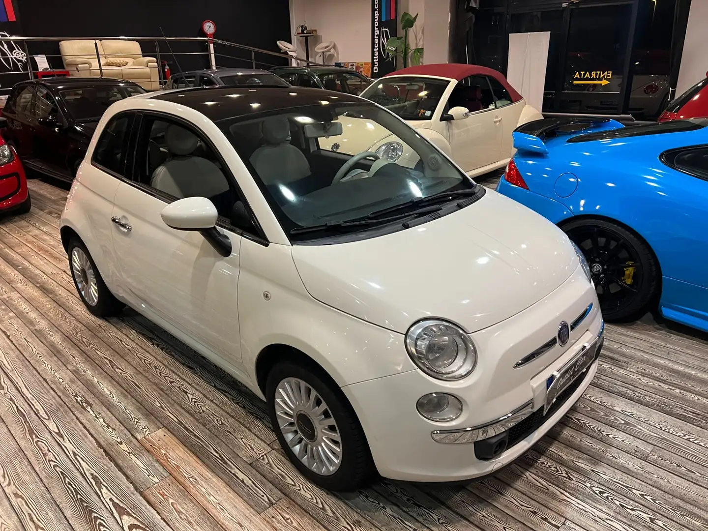 Fiat 500 LOUNGE/CAMBIO AUTOMATICO+TETTO PANORAMICO Blanco - 1