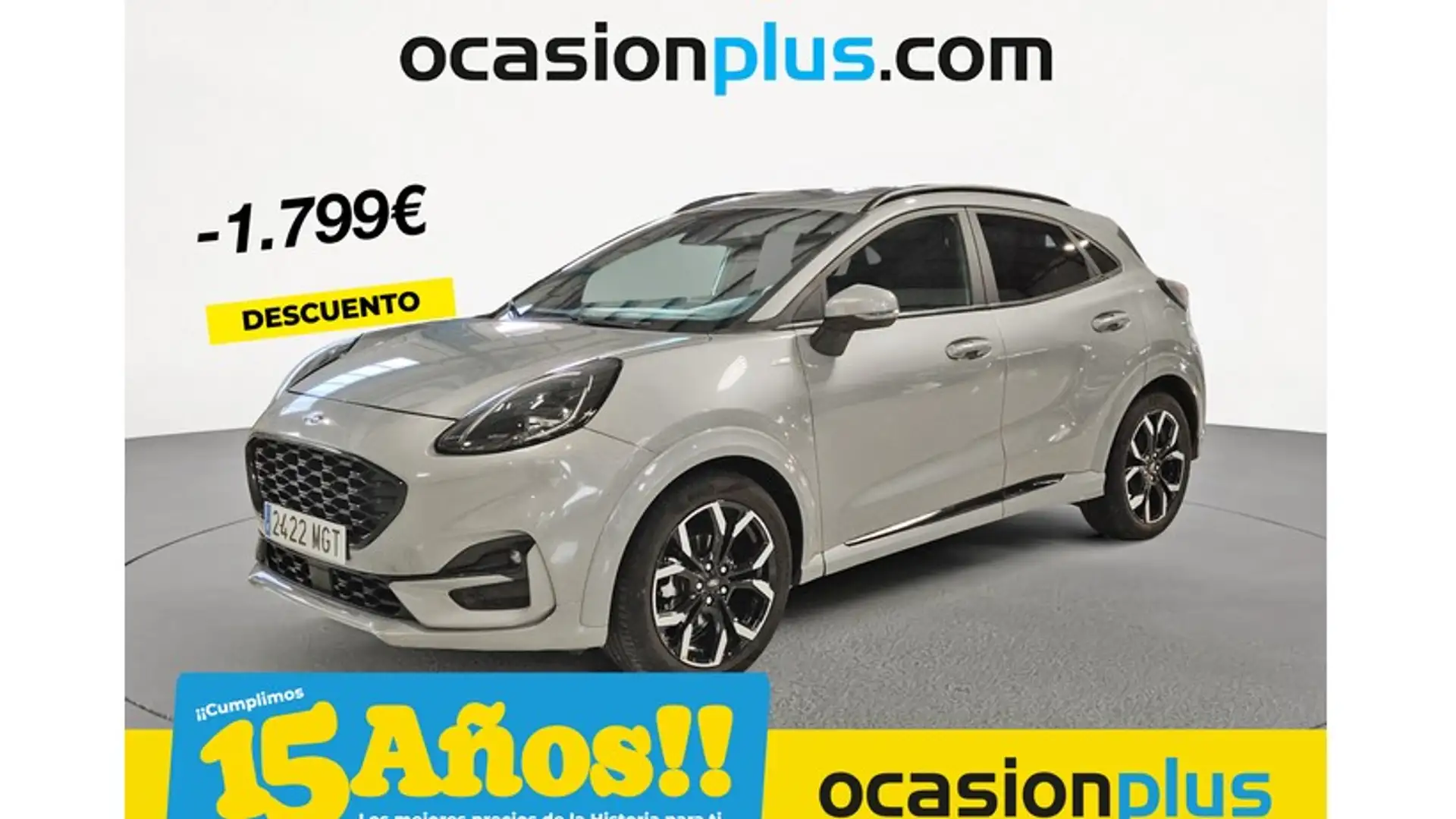 Ford Puma 1.0 EcoBoost MHEV ST-Line X Aut. 125 Plateado - 1