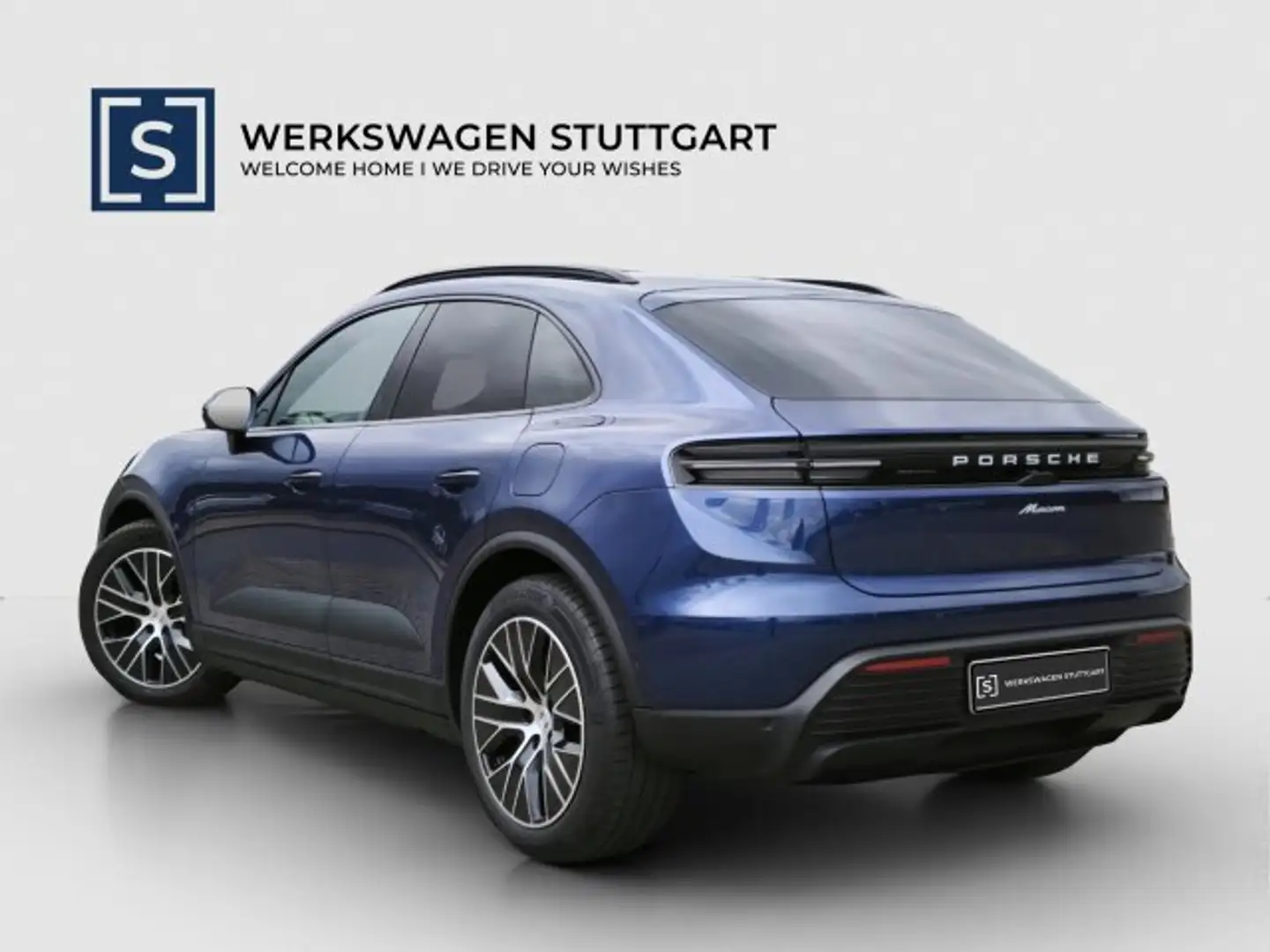 Porsche Macan Basis Electric STOFFPOLSTERUNG Softclose Navi/Klima/LED/Sitzhzg./eSitz./MF-Lenkrad/Tempomat/R-CD/Rücksitzlehne geteilt Blau - 1