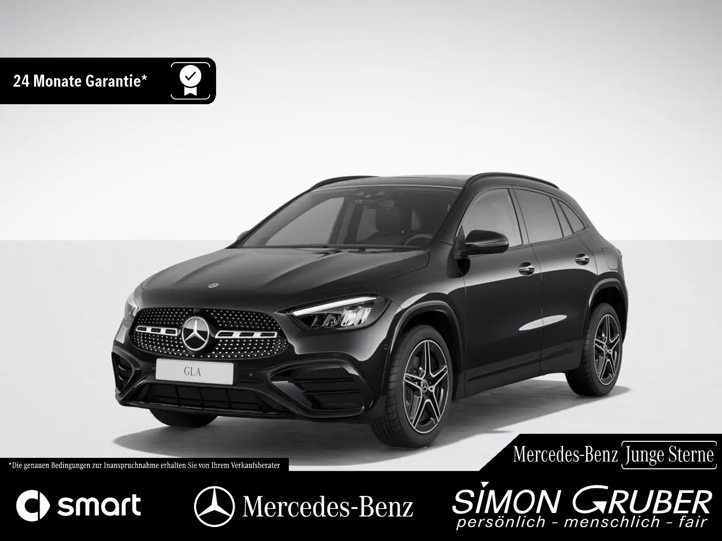 Mercedes-Benz GLA 200 AMG Night Pano Fahrassist KeyGo Ambiente Schwarz - 1