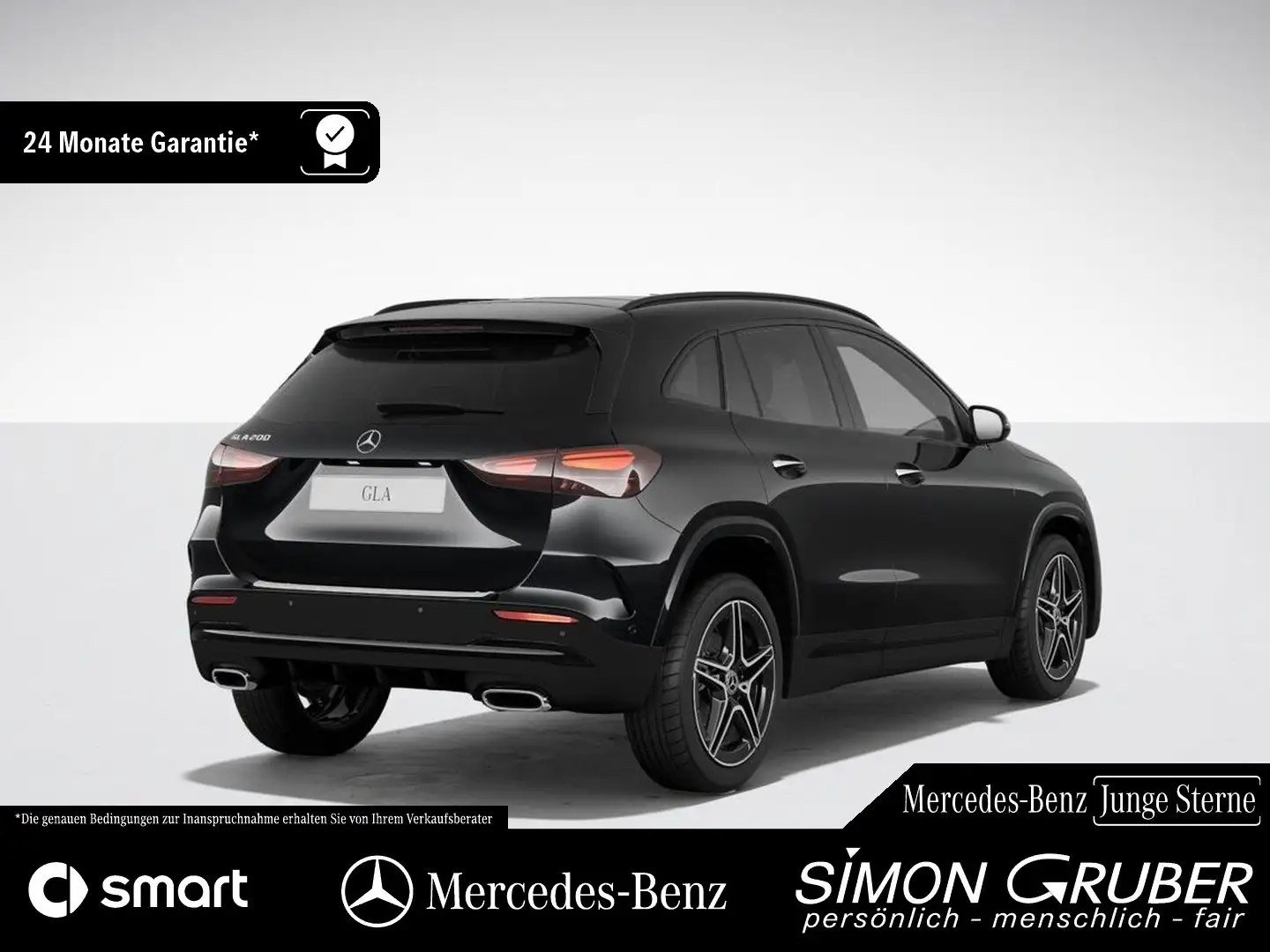 Mercedes-Benz GLA 200 AMG Night Pano Fahrassist KeyGo Ambiente Schwarz - 2
