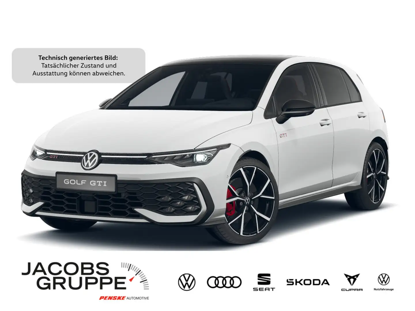 Volkswagen Golf VIII 2.0 TSI GTI "Black Style" DSG,Navi, Weiß - 1