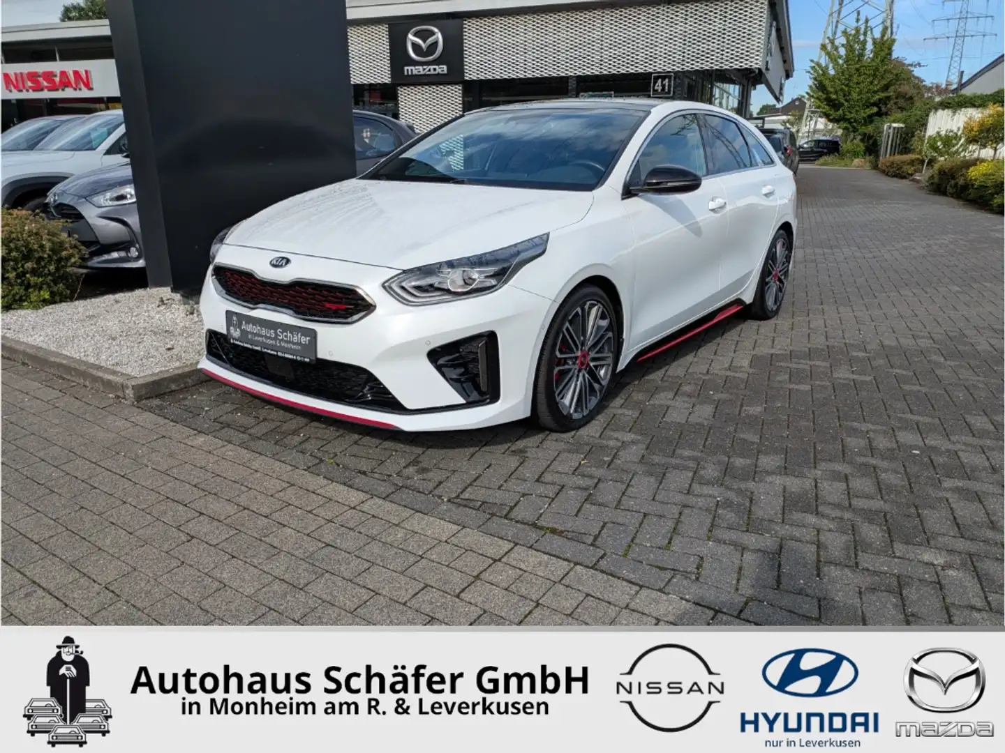Kia ProCeed / pro_cee'd GT El. Panodach Navi Leder JBL LED ACC El. Heckkla Білий - 1