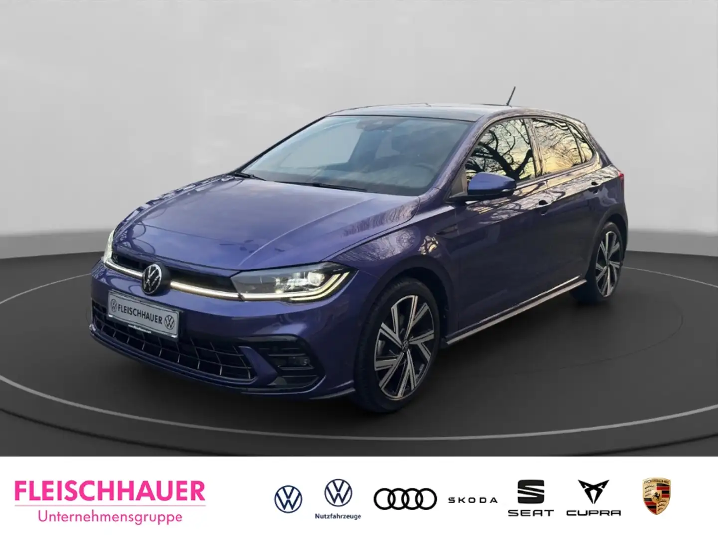 Volkswagen Polo VI R-Line 1.0 TSI DSG Pano Navi Digitales Cockpit Violett - 1