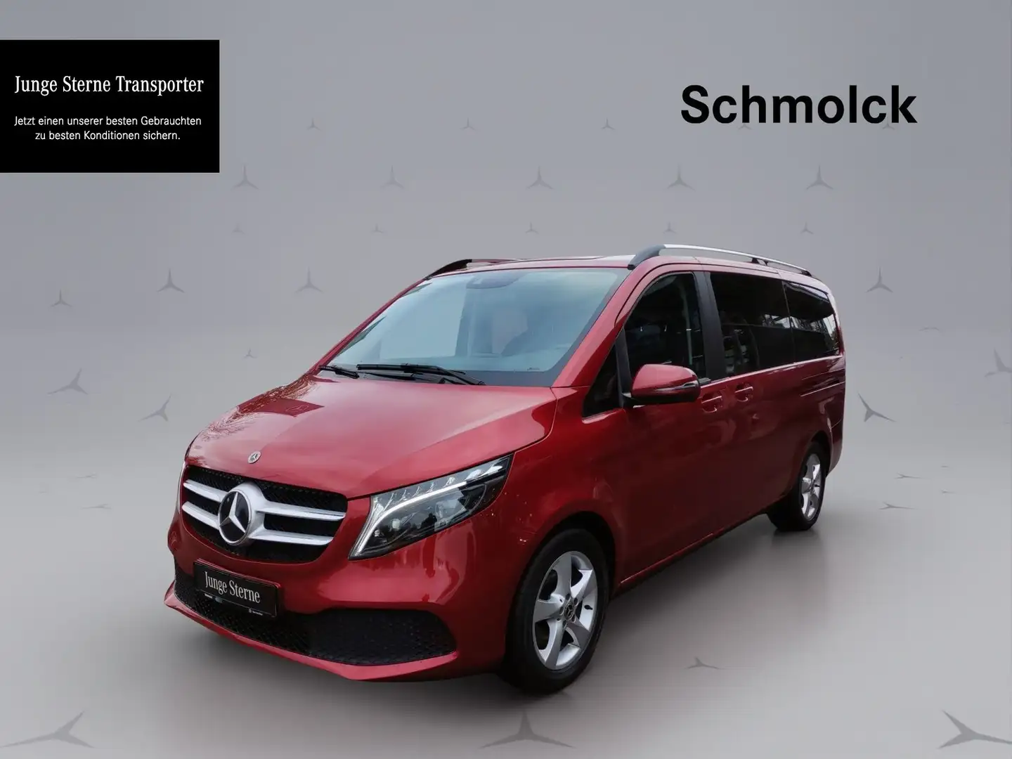 Mercedes-Benz V 220 d ED Lang LED+AHK+KAMERA+EL.TÜR+TOTW+SPUR Rosso - 1