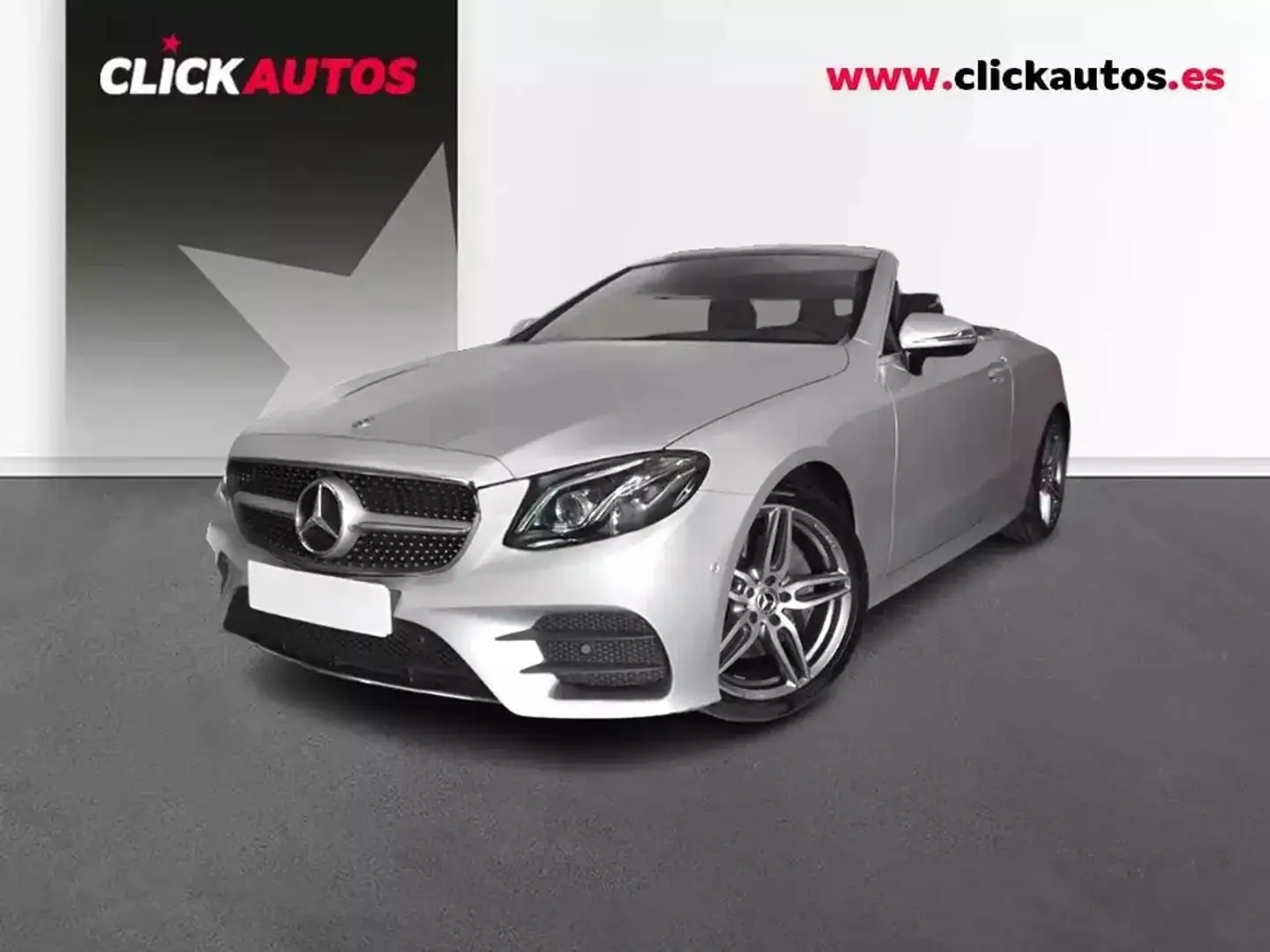 Mercedes-Benz E 220 Cabrio 220CDI BE Aut. Plateado - 1