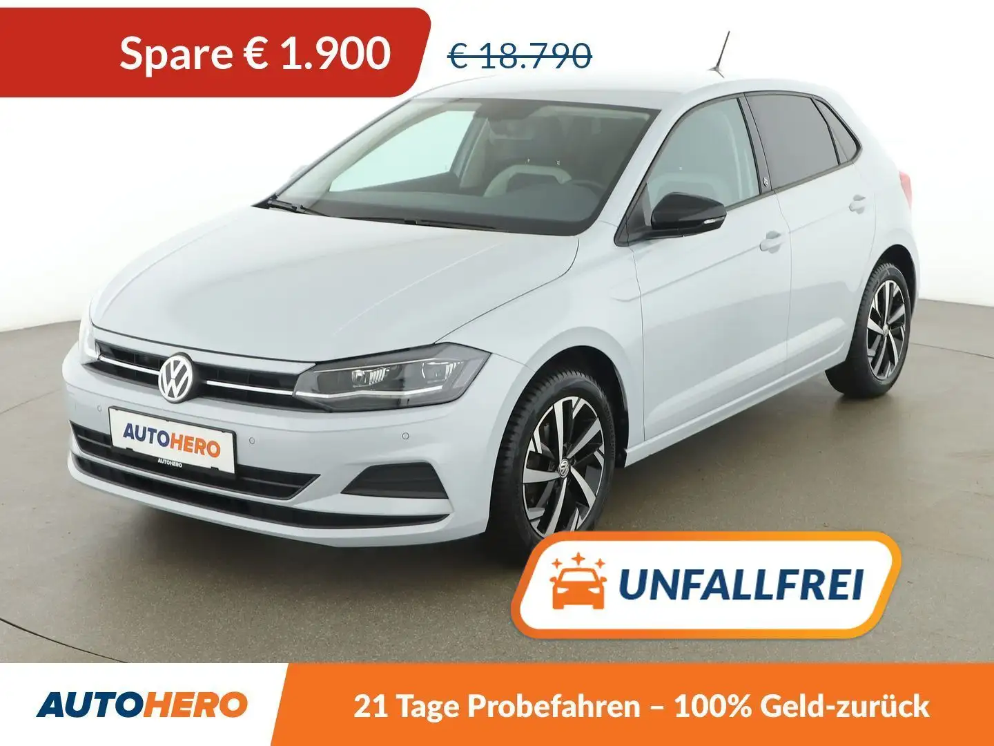 Volkswagen Polo 1.0 TSI beats Aut. *NAVI*TEMPO*CARPLAY&AUTO* Weiß - 1