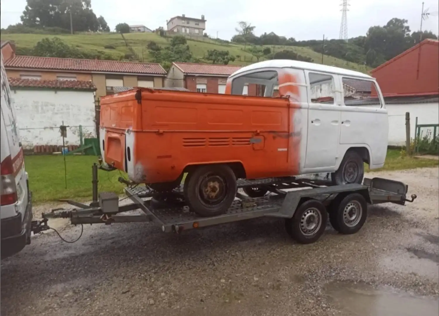 Volkswagen T2 doble cabina VW narančasta - 1