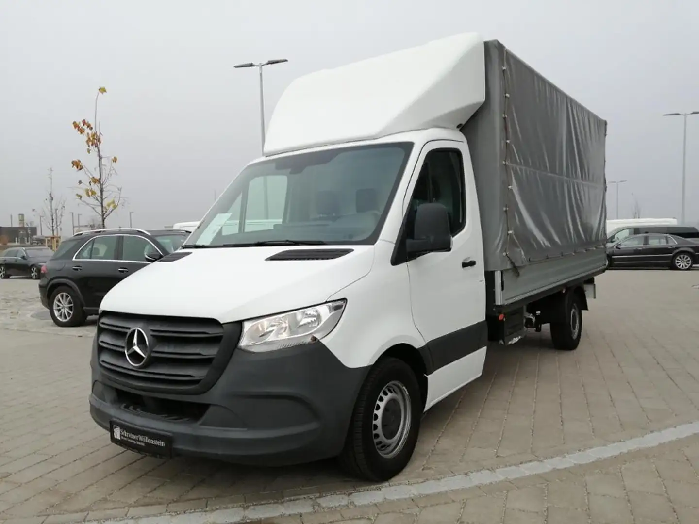Mercedes-Benz Sprinter 316 Pritsche Plane L3 *MBUX*Klima*Navi* Weiß - 2