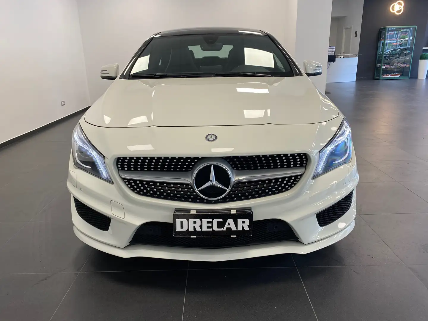 Mercedes-Benz CLA 200 cdi Premium auto AMG TETTO KILOMETRI CERTIFICATI Bianco - 2
