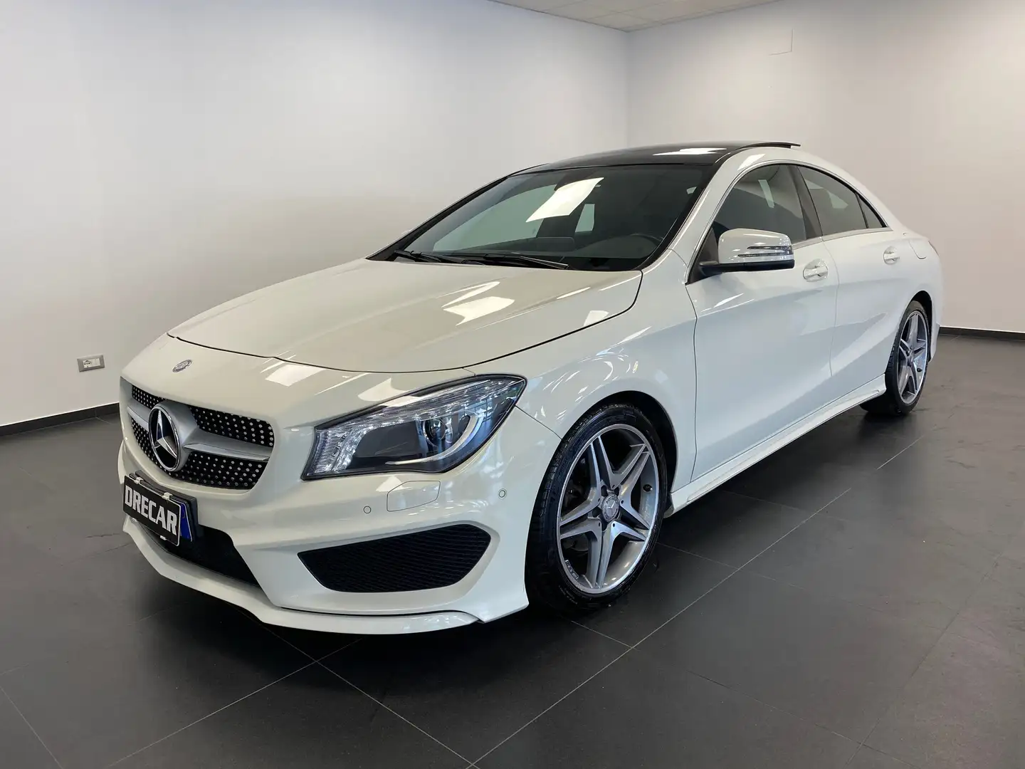 Mercedes-Benz CLA 200 cdi Premium auto AMG TETTO KILOMETRI CERTIFICATI Bianco - 1