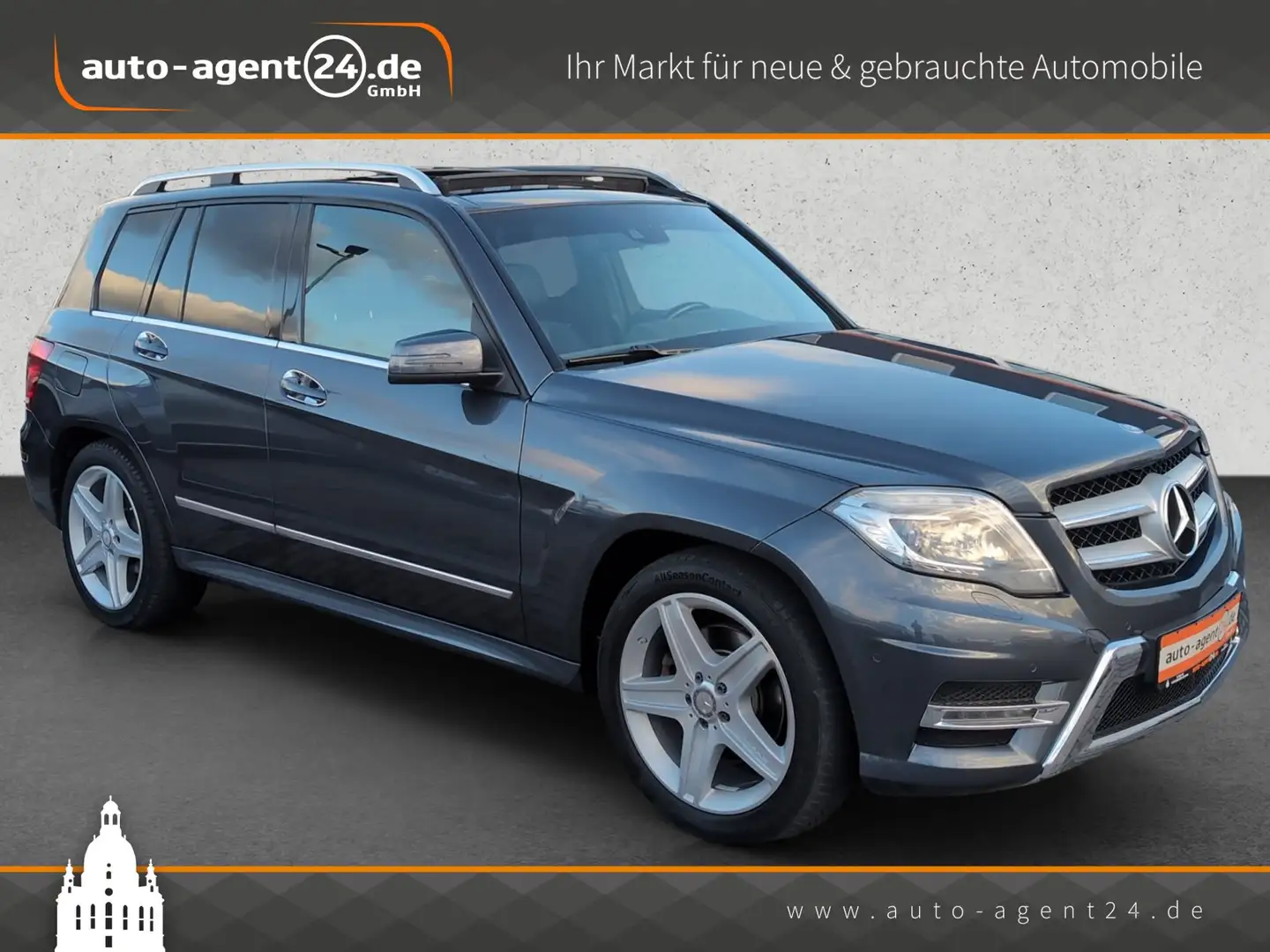 Mercedes-Benz GLK 220 CDI 4M AMG Premium/Pano/DAB/AHK Gris - 1