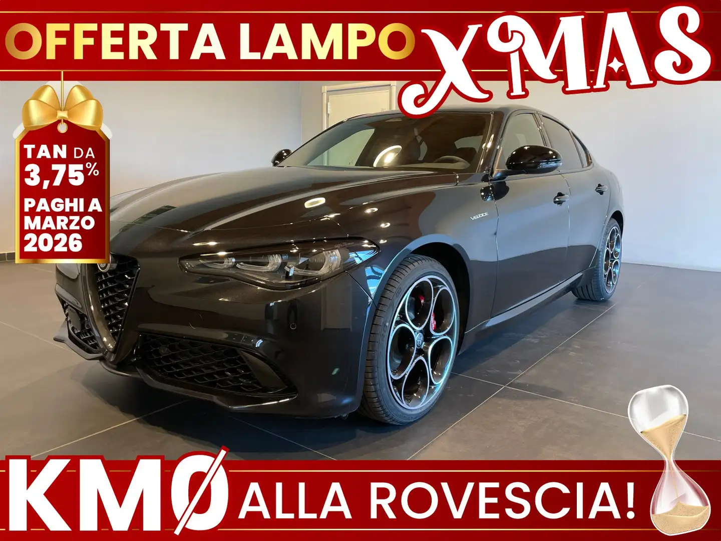Alfa Romeo Giulia 2.2 t veloce q4 210cv auto Nero - 1