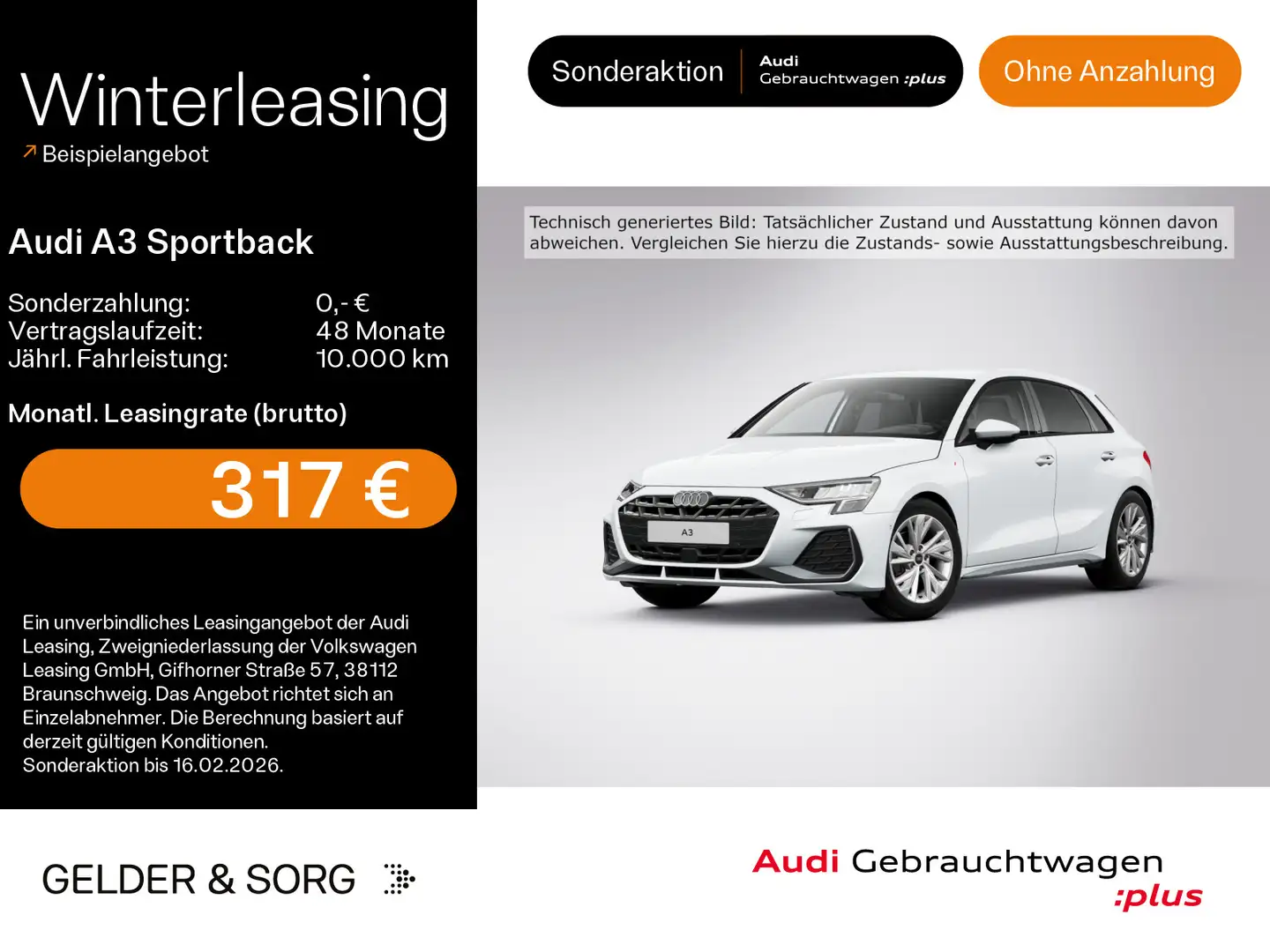 Audi A3 35 TDI S line LED*RFK*Virtual*Sound Weiß - 1