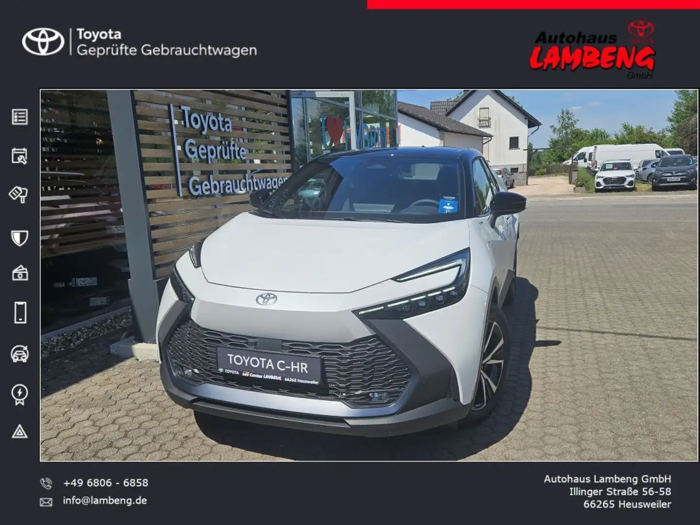Toyota C-HR 2.0 Plug-in-Hybrid Teamplayer Weiß - 1