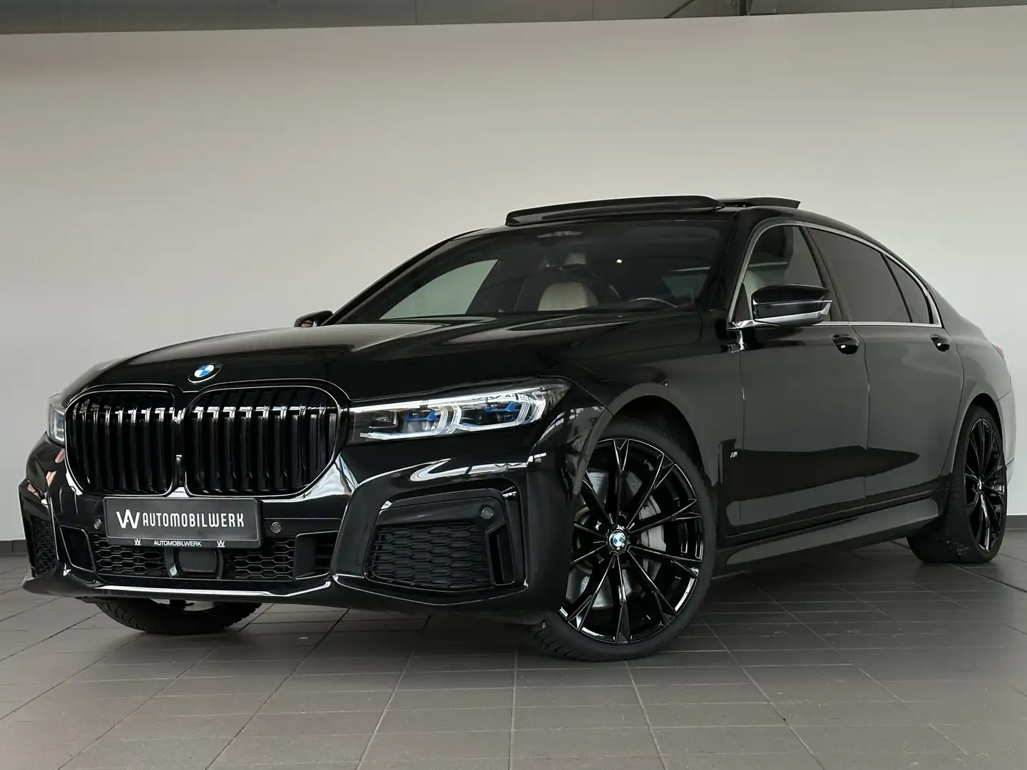 BMW 750 L i|M Sport |B&W |PANO |AHK |HUD |AIR |SOF Noir - 1
