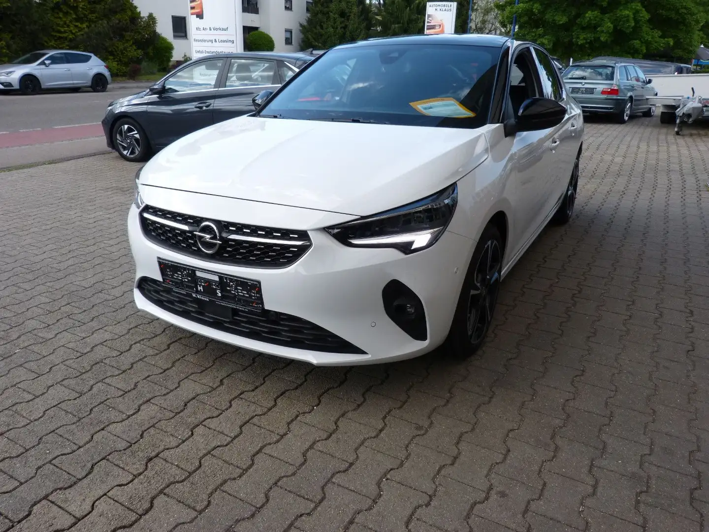 Opel Corsa F Elegance SKY LED SHZ LHZ APPLE GLASDACH Blanc - 2