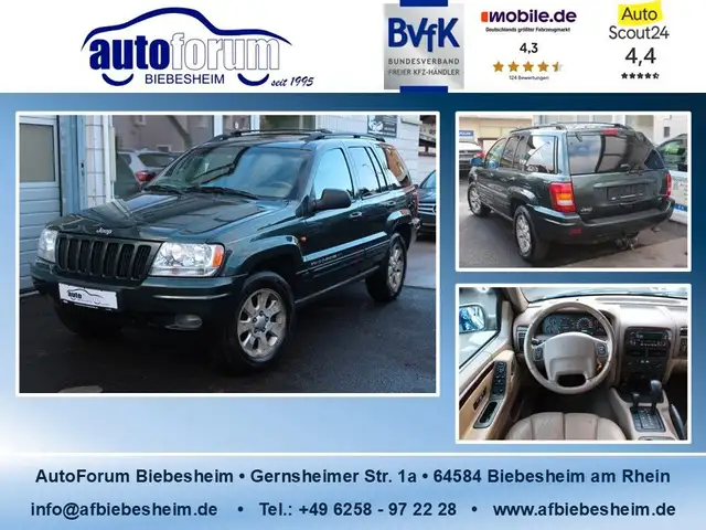 Jeep Grand Cherokee 4.7 V8 Limited 1.Hand*S-Dach*AHK