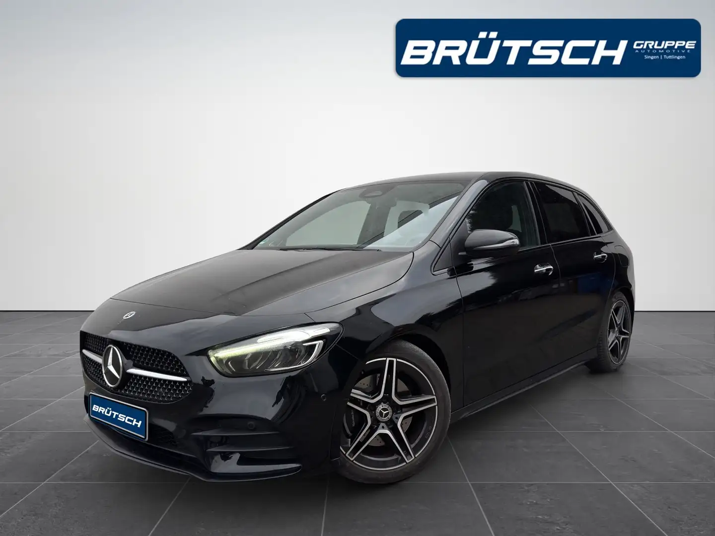 Mercedes-Benz B 220 4Matic AMG Line AUTOMATIK / AHK / NAVI / BURMESTER Schwarz - 1