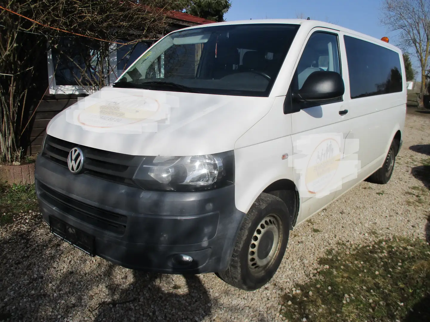Volkswagen T5 Transporter Kombi lang Weiß - 1