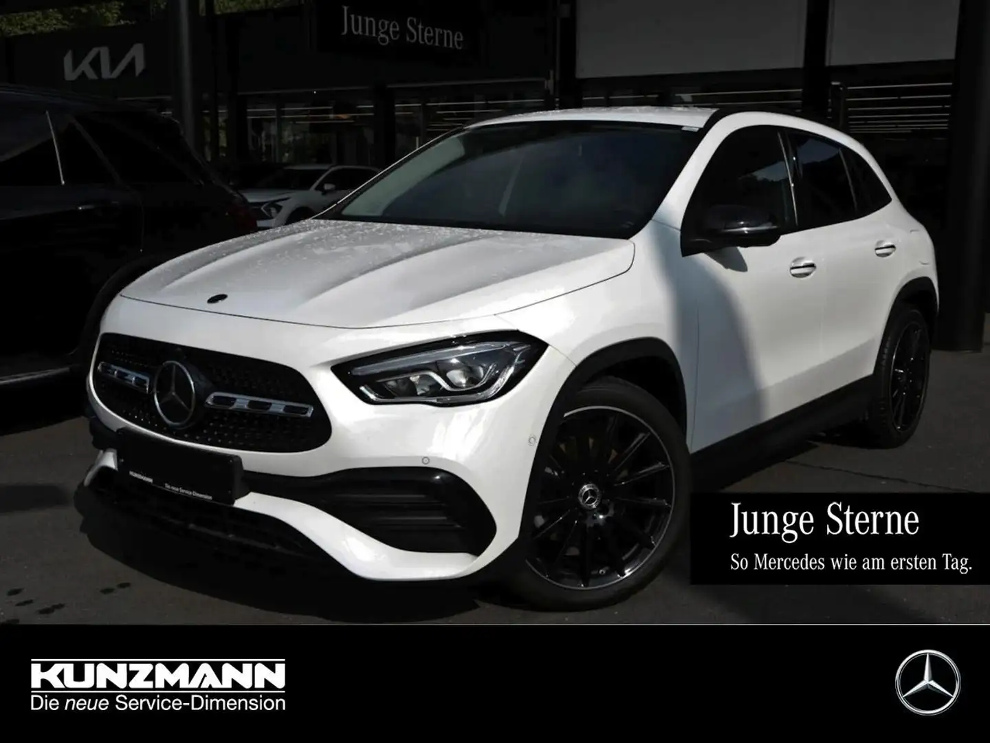 Mercedes-Benz GLA 220 d 4M AMG Night MBUX Navi+ Distronic 360° Weiß - 1