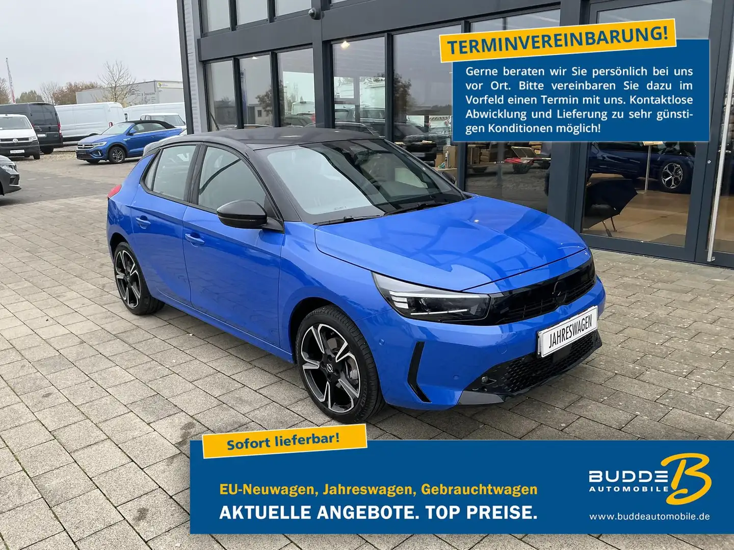 Opel Corsa 1.2T Autom. GS 5türig / LED / Rückfahrkam. Blau - 1