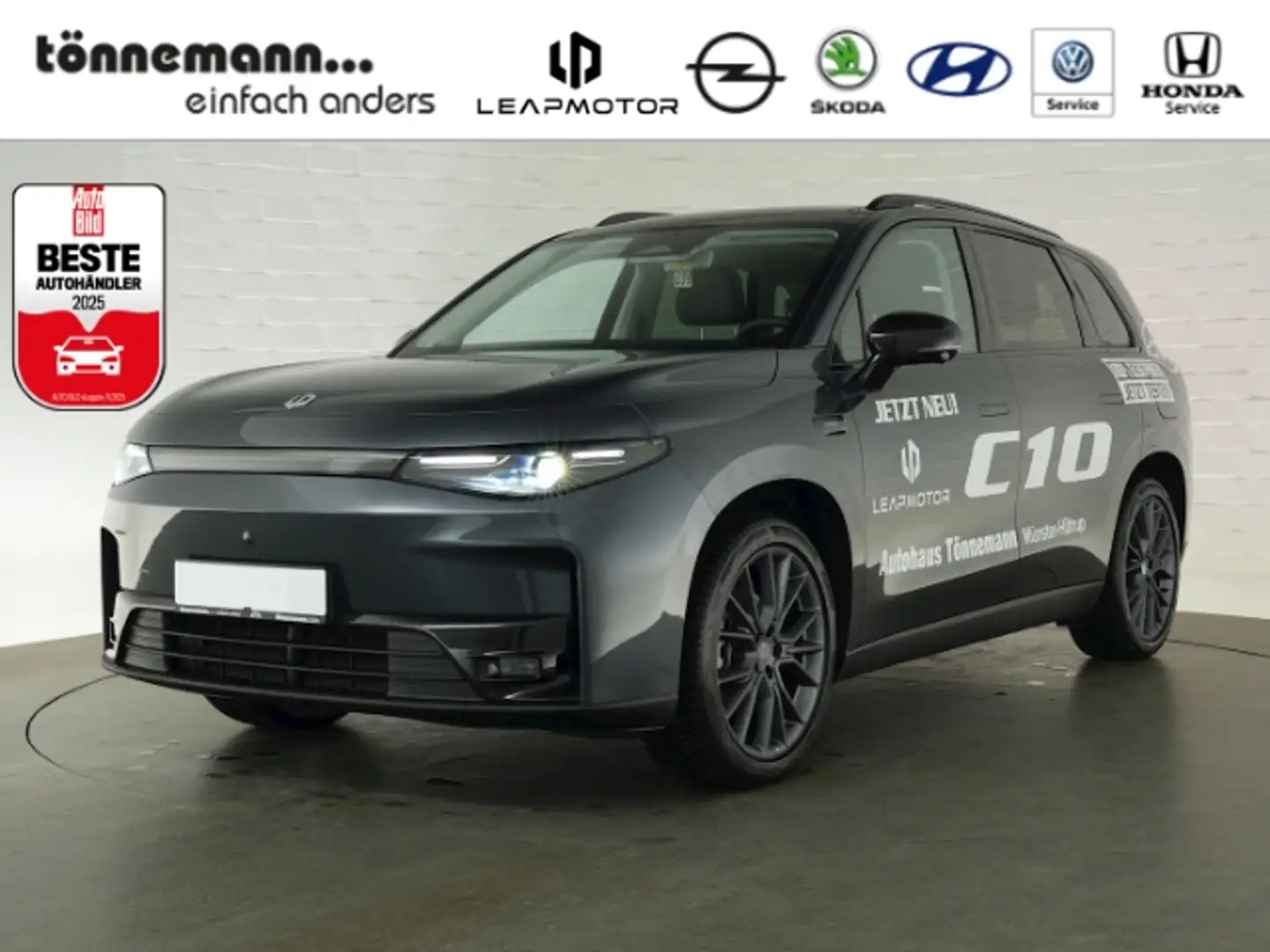 Leapmotor C10 DESIGN 69,9 kWh+NAVI+360°KAMERA+PANORAMADACH+ACC+D Gris - 1
