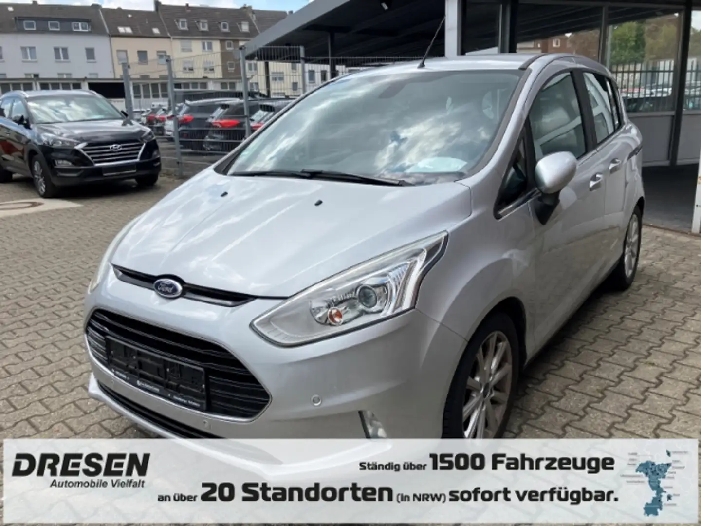 Ford B-Max Titanium 1.0 EcoBoost Navi SHZ Keyless Notbremsass Argintiu - 1