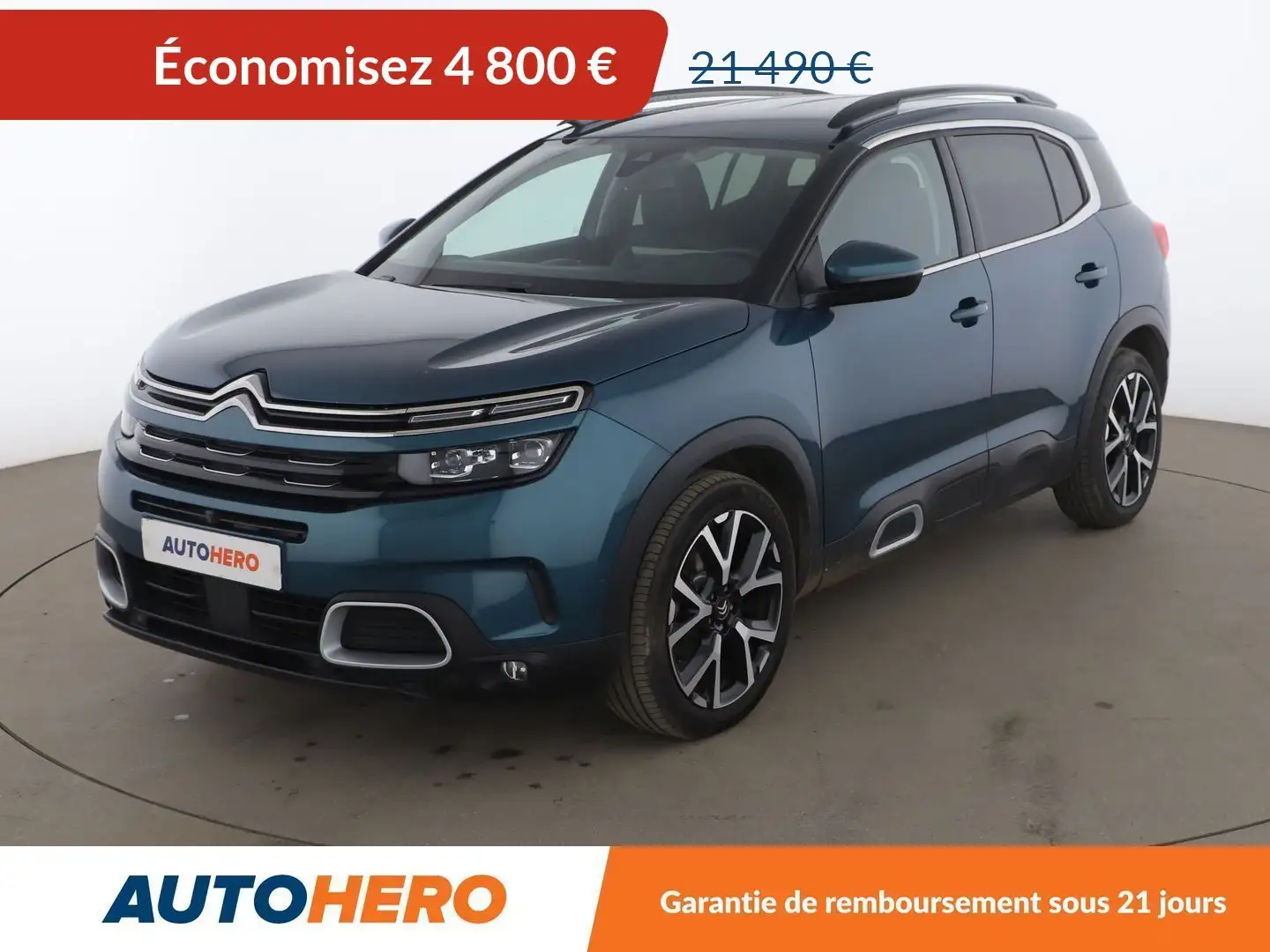 Citroen C5 Aircross 1.5 Blue-HDi Shine Pack EAT8 Bleu - 1