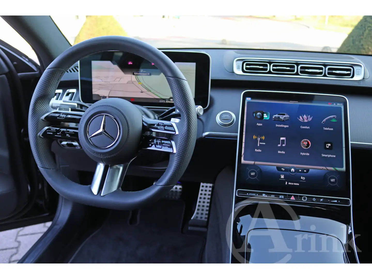 Mercedes-Benz S 580 e Lang AMG Line Achterasbesturing Nappa leder Negru - 2