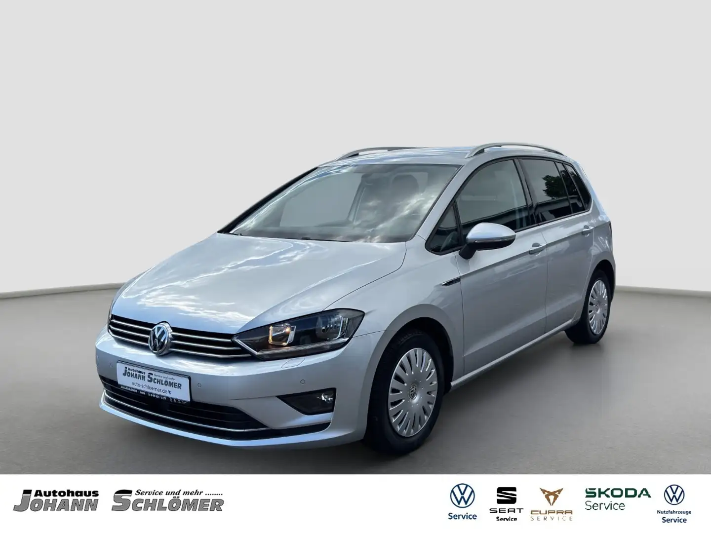 Volkswagen Golf VII Sportsvan 1.6 TDI Lounge AHK Klima Tempomat Argent - 1