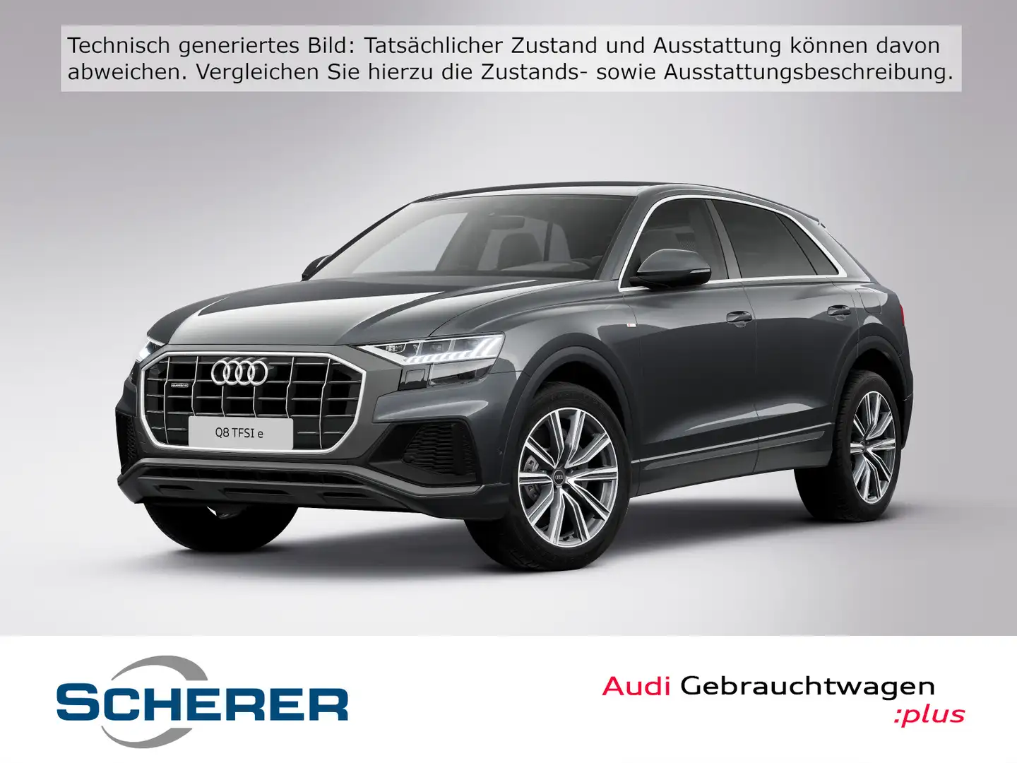 Audi Q8 e-tron 55 TFSI e quattro 280(381) kW(PS) tipt Grau - 1
