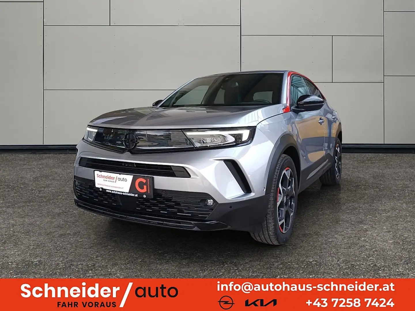 Opel Mokka 1,2 Direct Injection Turbo GS Aut. Silber - 1
