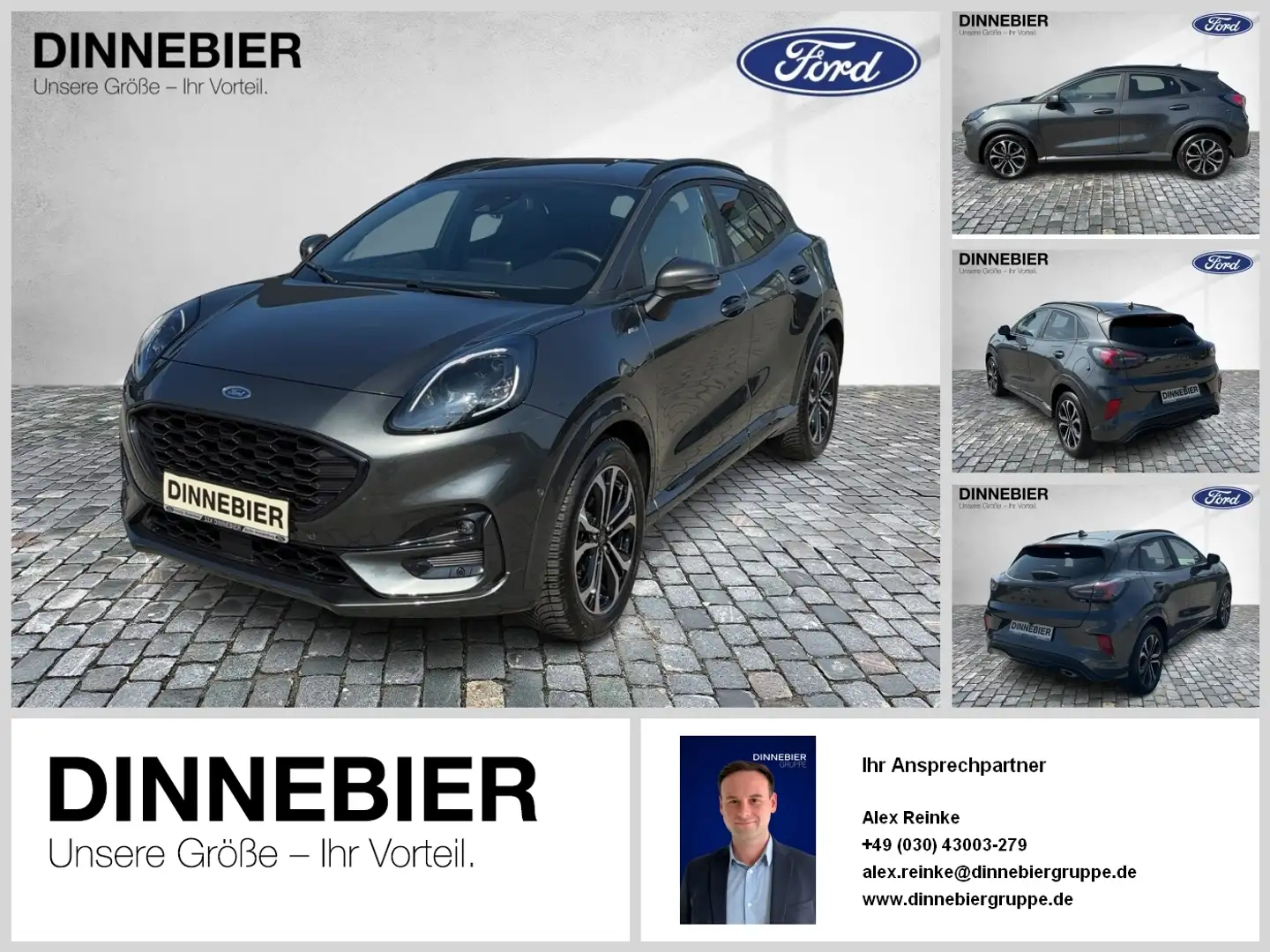 Ford Puma ST-Line X LED+Navi+Kamera+Winterpaket Grau - 1