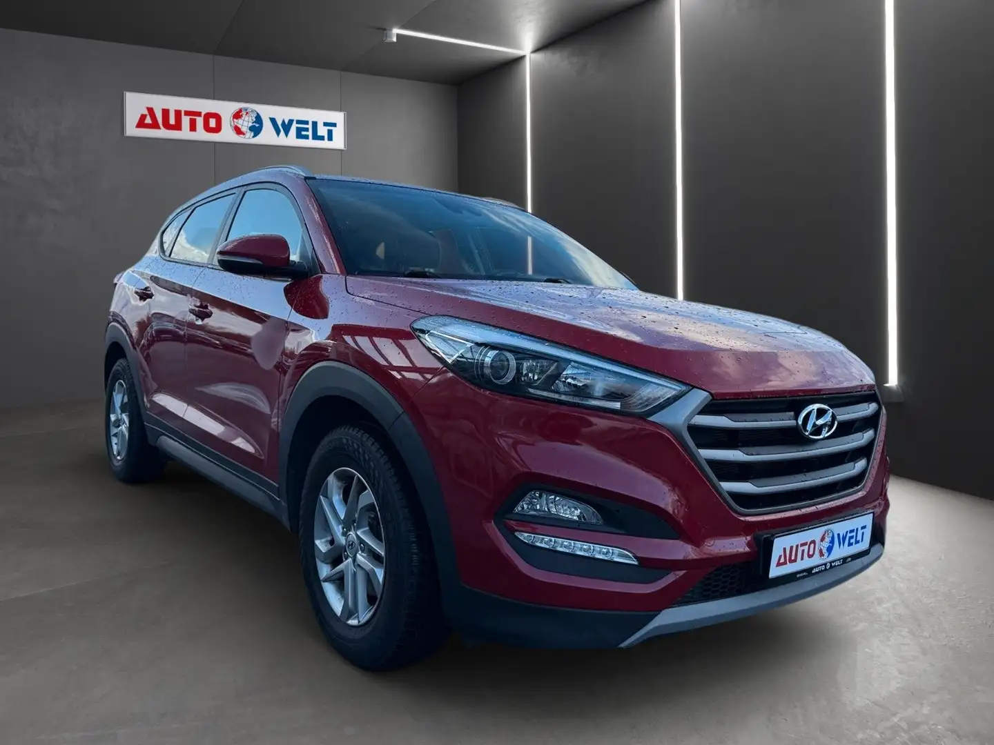 Hyundai TUCSON Premium 4WD Automatik LED SHZ Kamera Rot - 2