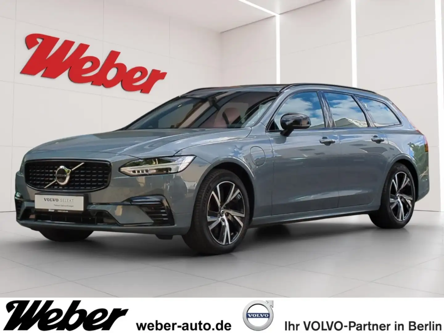 Volvo V90 T8 Recharge R-Design *Pano*SH*Kam*Nappa* Grau - 1