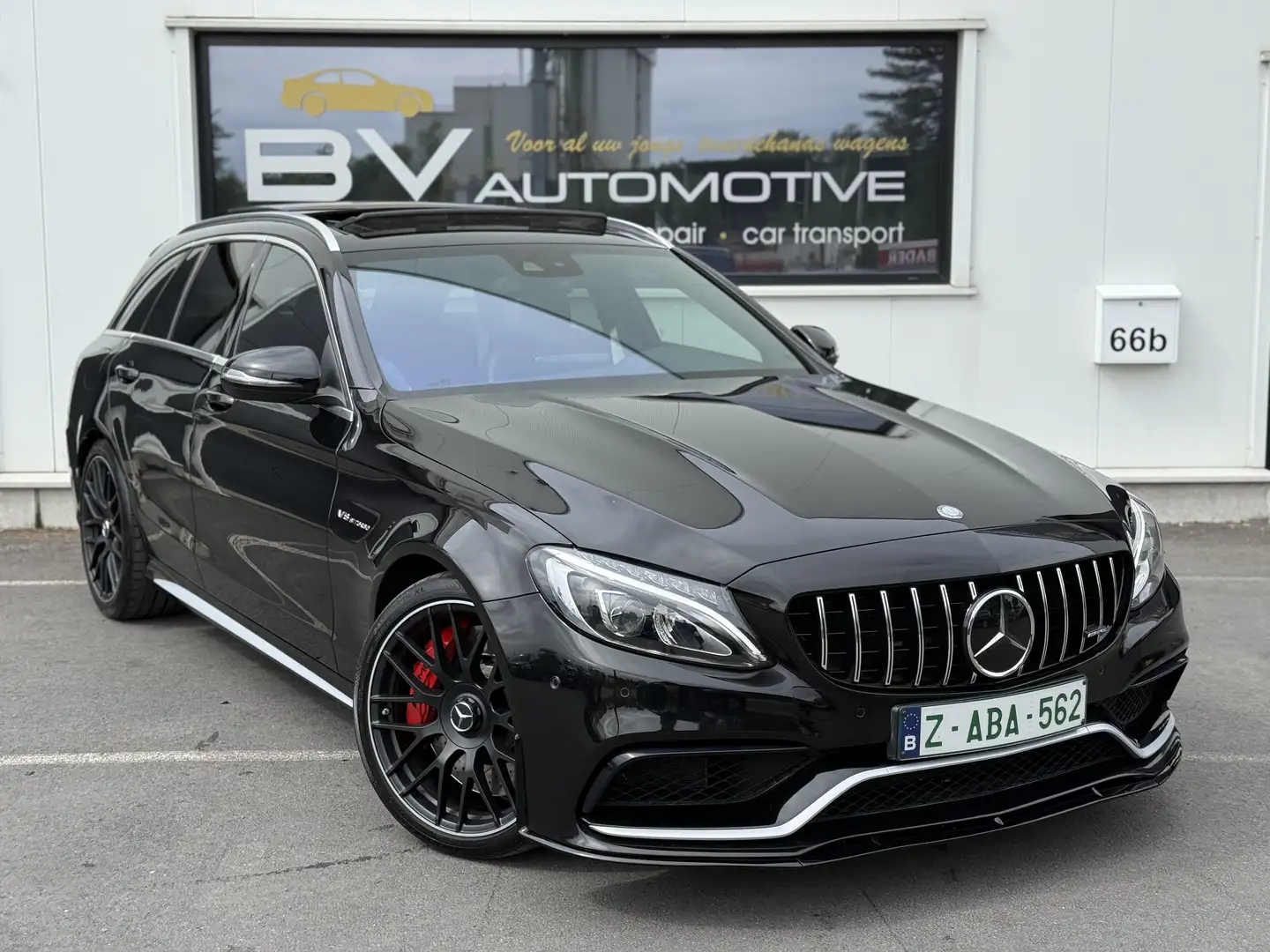 Mercedes-Benz C 63 AMG S V8 - LICHTE VRACHT - PANO - CAMERA Negro - 1