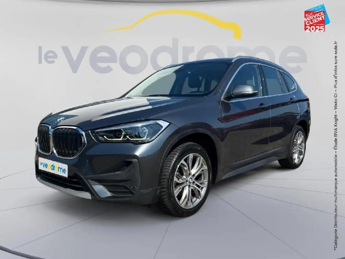 BMW X1 sDrive16dA 116ch Lounge DKG7 GPS Camera Gris - 1
