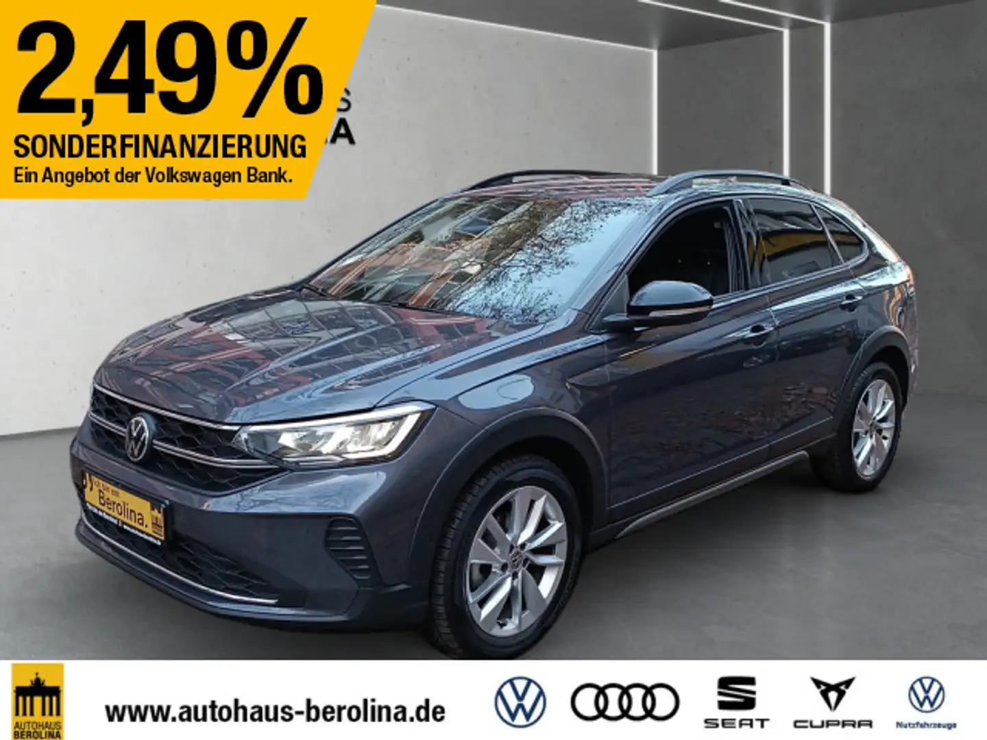 Volkswagen Taigo 1.0 TSI Goal DSG *ACC*NAV*SHZ*App-Connect* Grau - 2