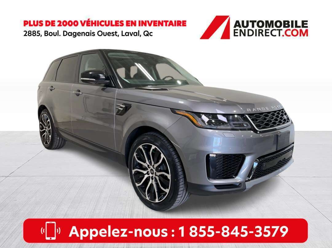 2022 Land Rover Range Rover Sport P360 SE MHEV AWD Cuir Toit Pano GPS Sièges Chauffa