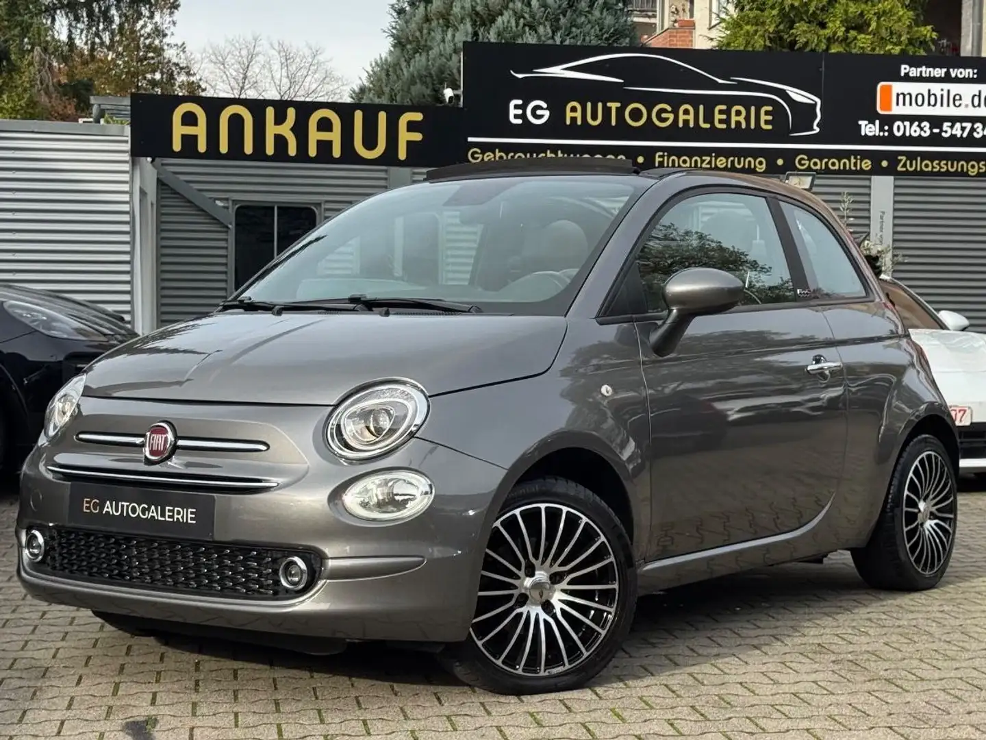 Fiat 500C *Automatik*City-Paket*TÜV 10-2027*Tempomat Grau - 1