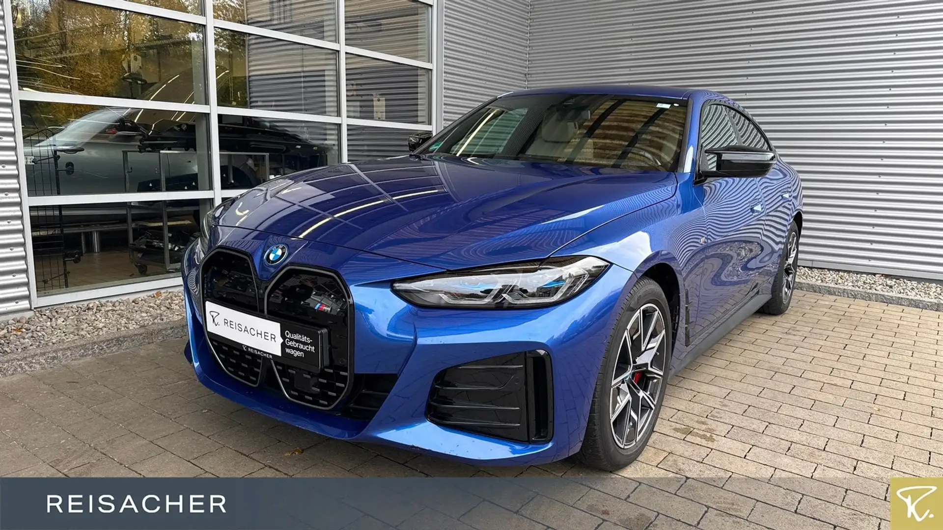 BMW i4 I4 M50 M-Sport PRO Navi AHK 360° HUD Laser GSD Blau - 1