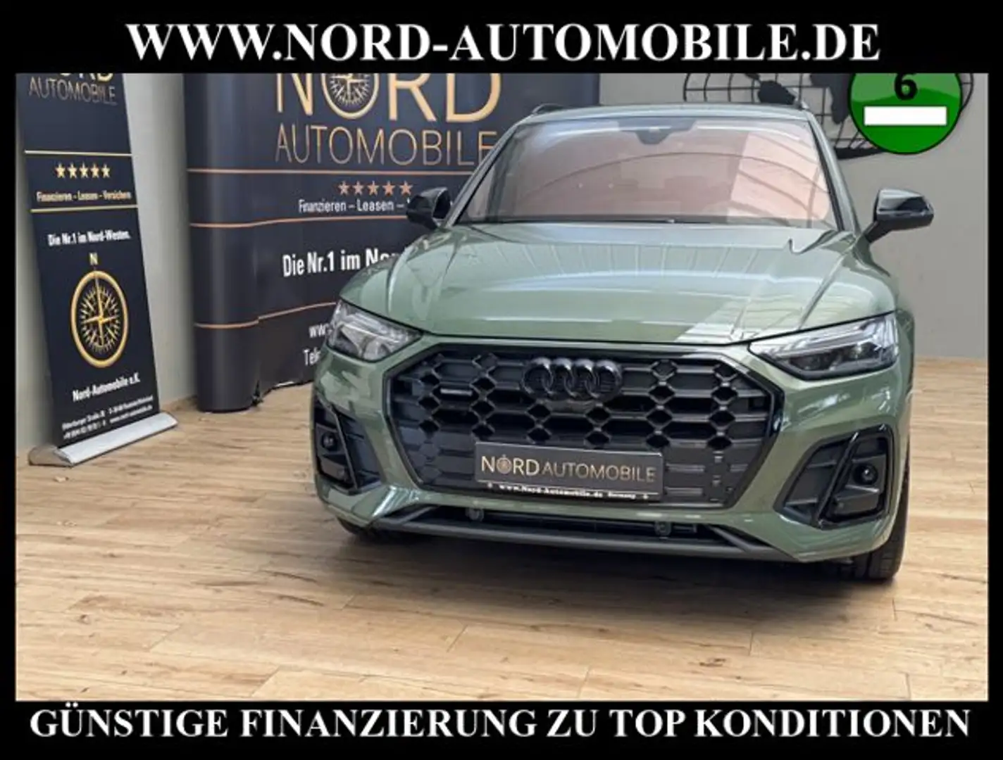 Audi Q5 45 TFSI quat S-LINE*AUGENWEIDE*LUFT*21Z*UPE94 Grün - 1
