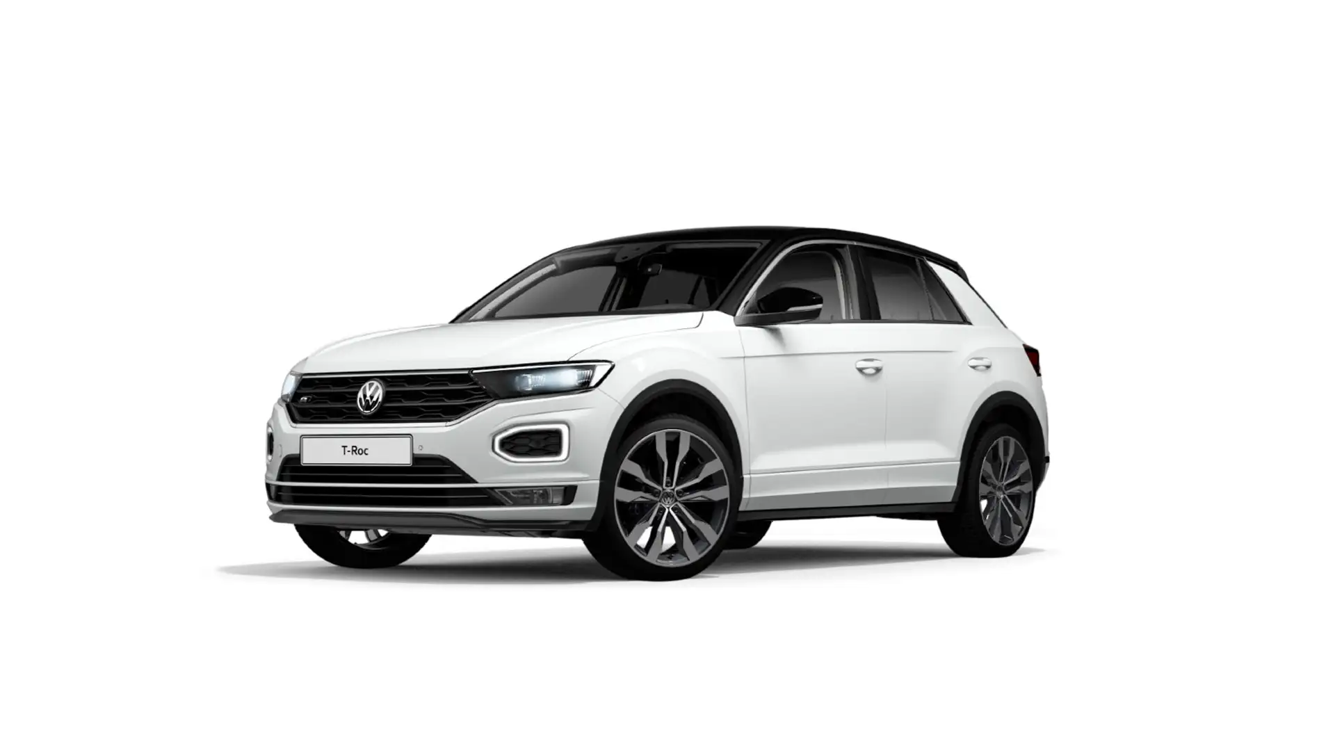 Volkswagen T-Roc United 1.5 TSI DSG R-LINE AHK ACC LED Weiß - 2