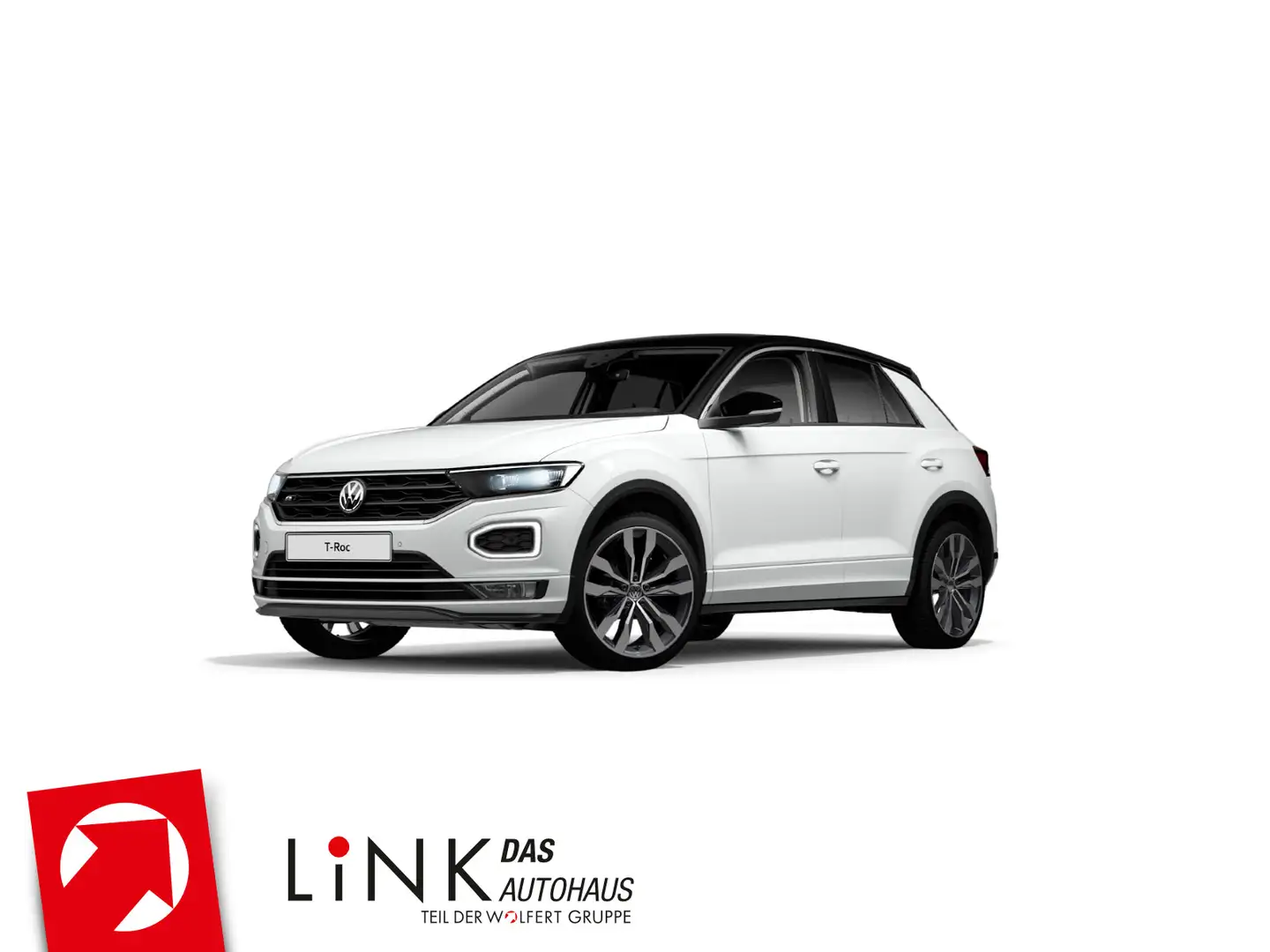 Volkswagen T-Roc United 1.5 TSI DSG R-LINE AHK ACC LED Weiß - 1